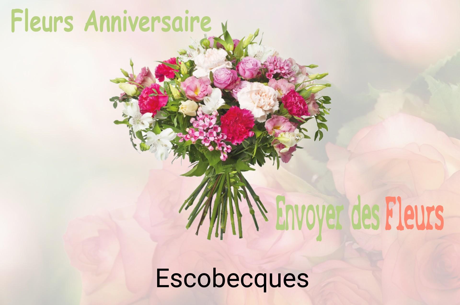 Bouquet de fleurs d’anniversaire livré à Escobecques